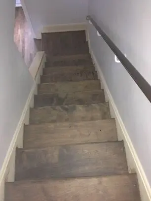 ponçage d'escalier